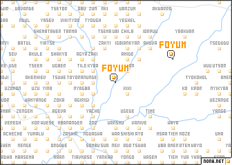 map of Foyum