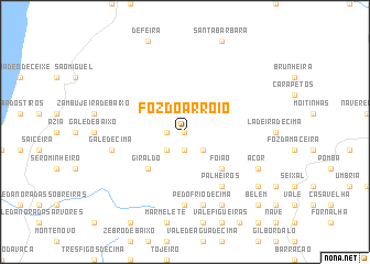 map of Foz do Arroio