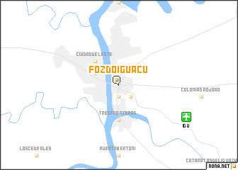 map of Foz do Iguaçu