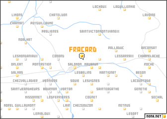 map of Fracard