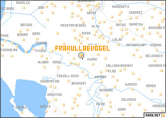 map of Frakulla e Vogël