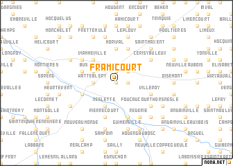 map of Framicourt