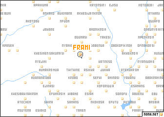 map of Frami