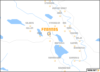 map of Framnäs