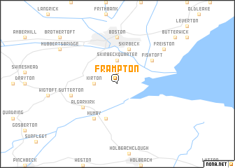 map of Frampton