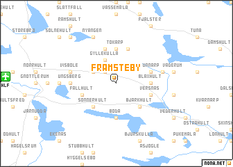 map of Främsteby