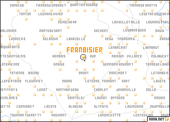 map of Franbisier