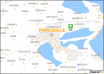 map of Franceville