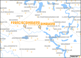 map of Francisco I. Madero