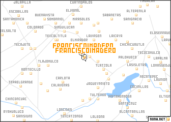 map of Francisco I. Madero