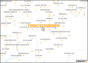 map of Francisco Sarabia