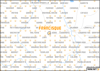 map of Francisque
