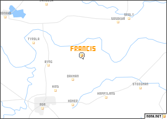 map of Francis