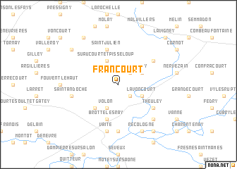 map of Francourt