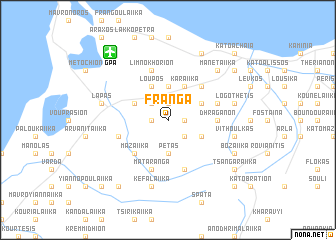 map of Fránga