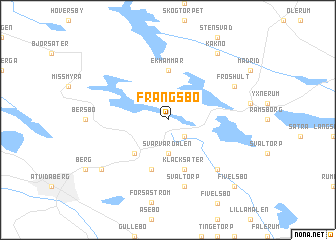 map of Frängsbo