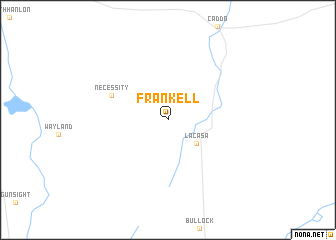 map of Frankell
