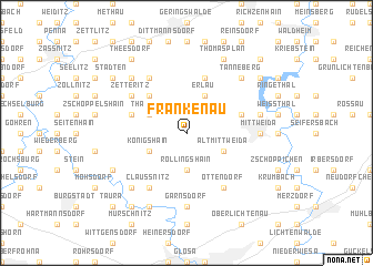 map of Frankenau