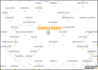 map of Frankenhain