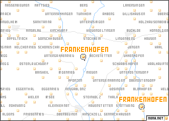 map of Frankenhofen