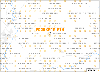 map of Frankenrieth