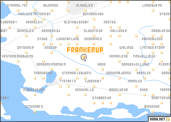 map of Frankerup