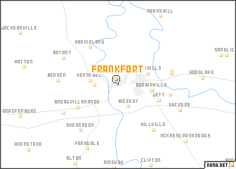 map of Frankfort