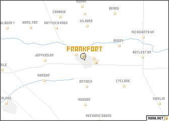 map of Frankfort