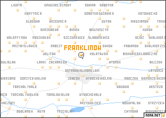 map of Franklinów