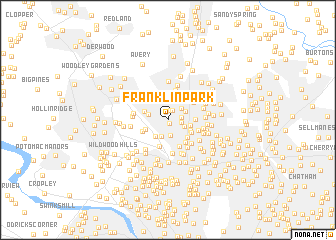 map of Franklin Park