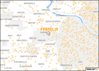 map of Franklin