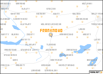 map of Franknowo