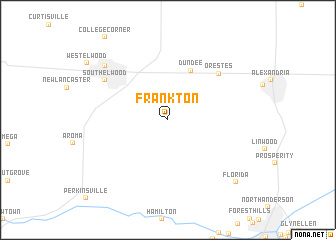 map of Frankton