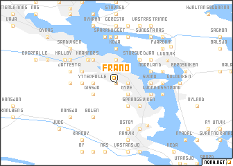 map of Frånö