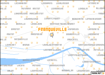 map of Franqueville