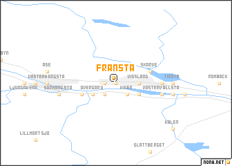 map of Fränsta