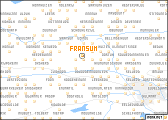 map of Fransum