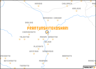 map of Frantunskite Koshari