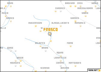 map of Frasco
