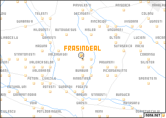 map of Frasin-Deal