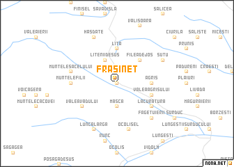 map of Frăsinet