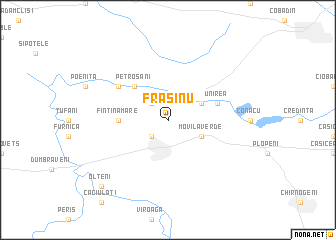 map of Frasinu