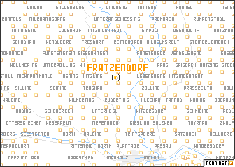 map of Fratzendorf