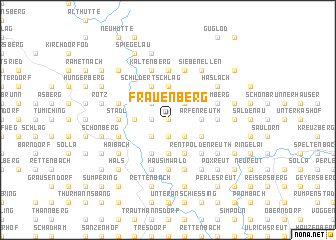 map of Frauenberg