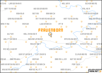 map of Frauenborn