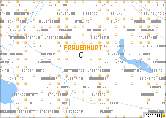 map of Frauenhurt