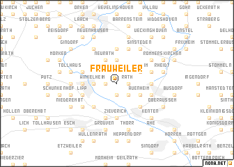 map of Frauweiler