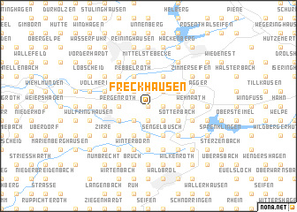 map of Freckhausen