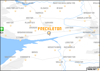 map of Freckleton