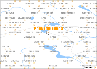 map of Frederiksberg